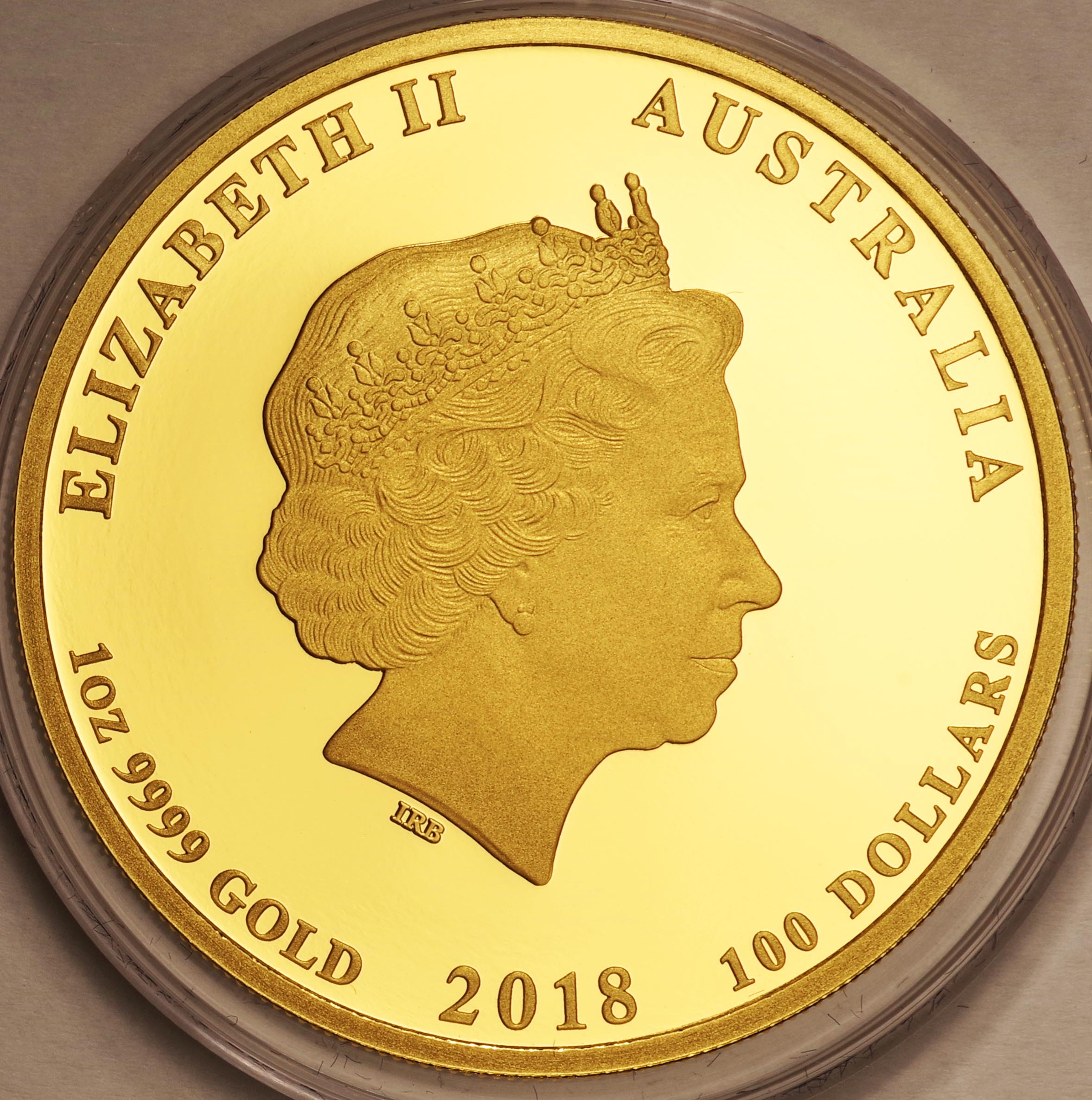 オーストラリア-Australia 十二支干支動物 戌年犬図 100ドル(1オンス