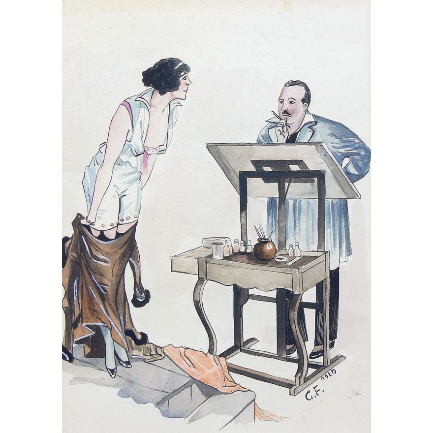 Artysta nieokreślony | W atelier, 1920 r.