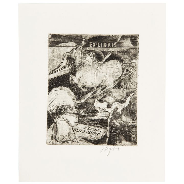 Ryszard Stryjec | Ex libris Edgar Milewski