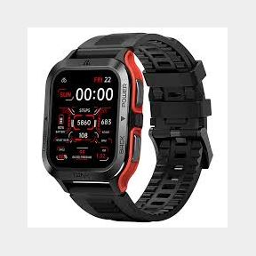 KOSPET TANK M2 Tough Rugged Smartwatch - Activity Heart Sleep Tracker - Red -(One Button Missing) - 51745/18452