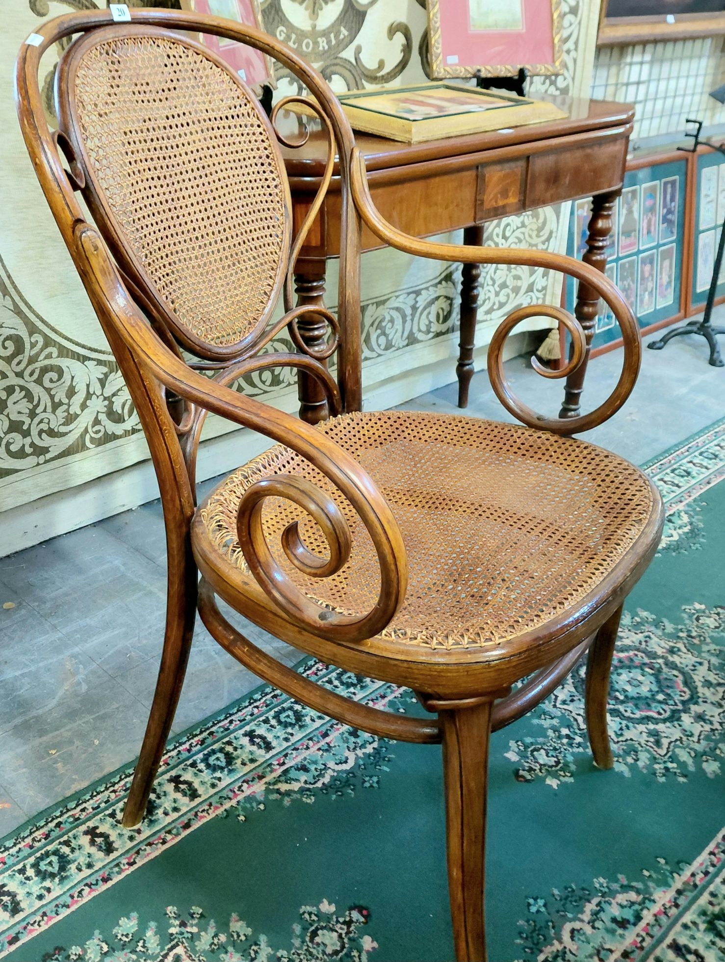 Antique Bentwood Armchair