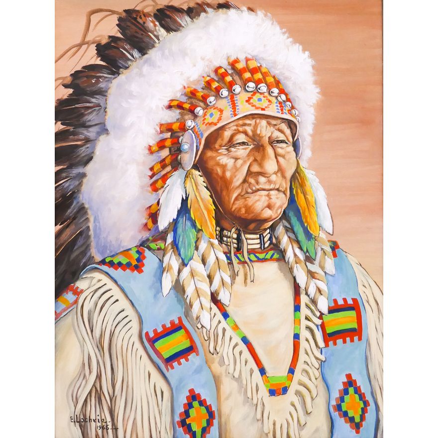 Elizabeth Lochrie (1890-1981 Montana) ''Bullhead''