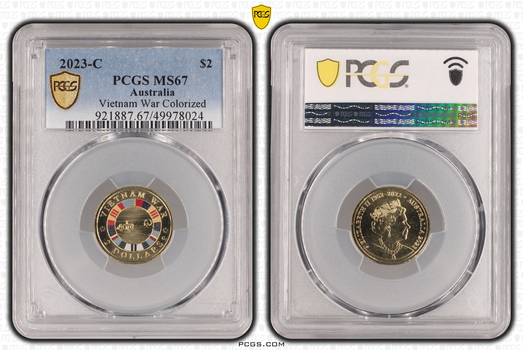 Vietnam War Colorized , Two Dollar, 2023-C, PCGS MS67