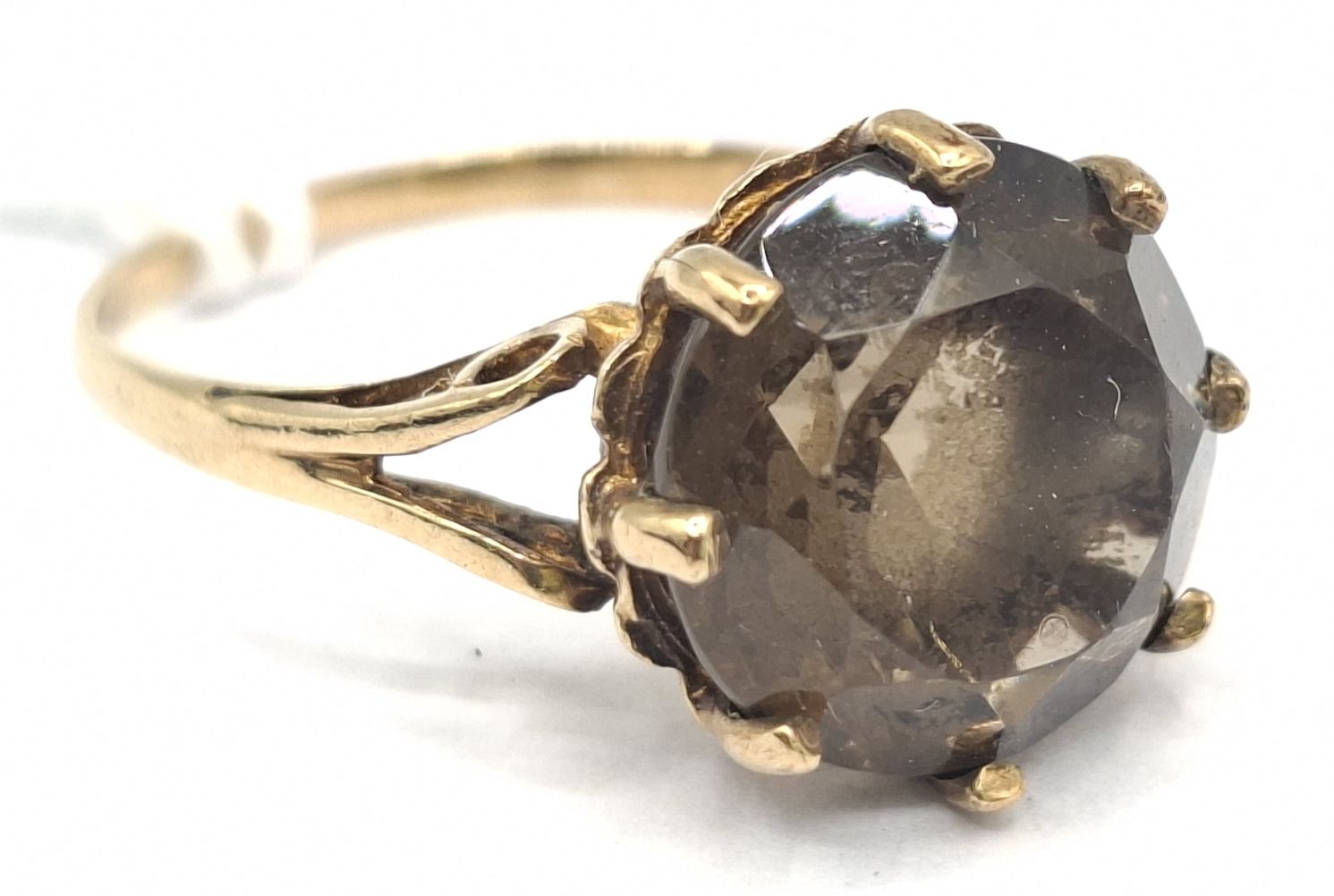 9ct Gold Smokey Quartz Ring
