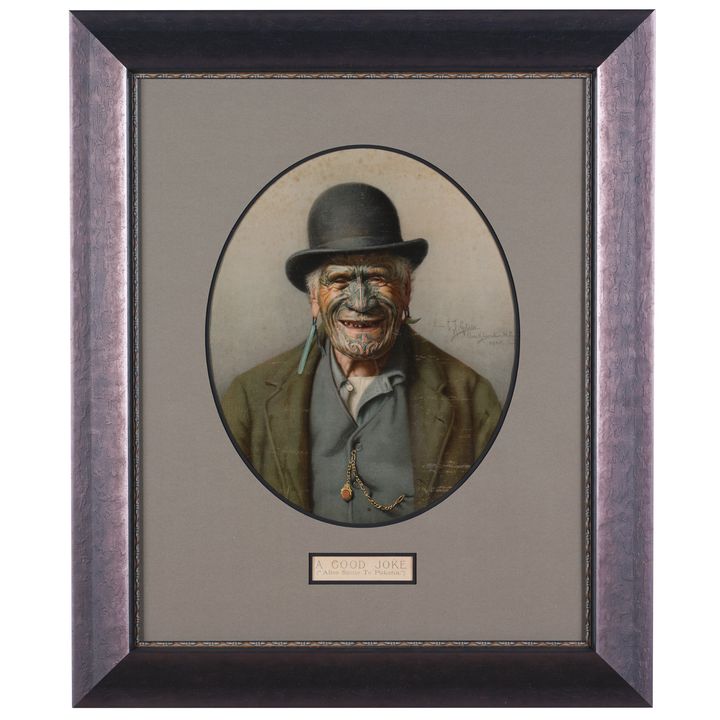 Charles Goldie ‘A Good Joke’