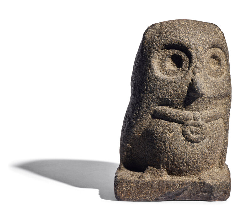A Toltec or Aztec Stone Bird Figure
