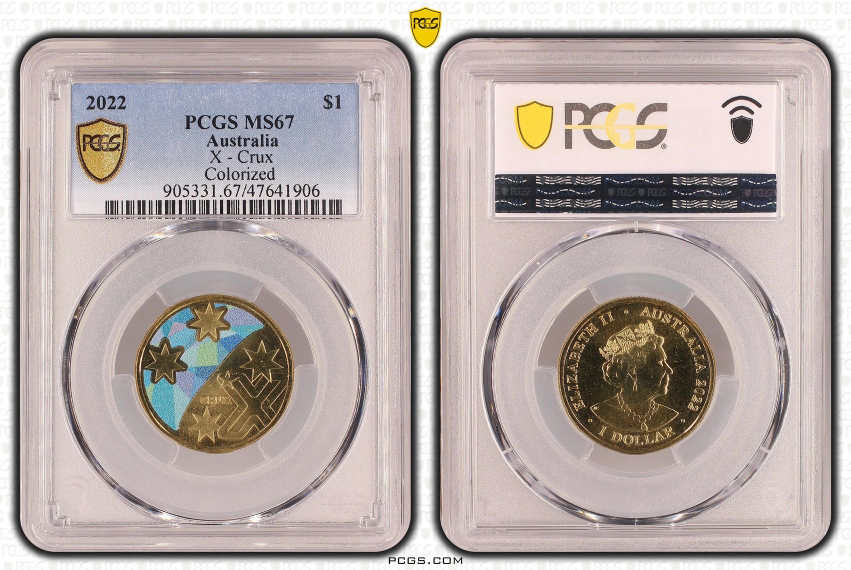 X - Crux, One Dollar, 2022, PCGS MS 67