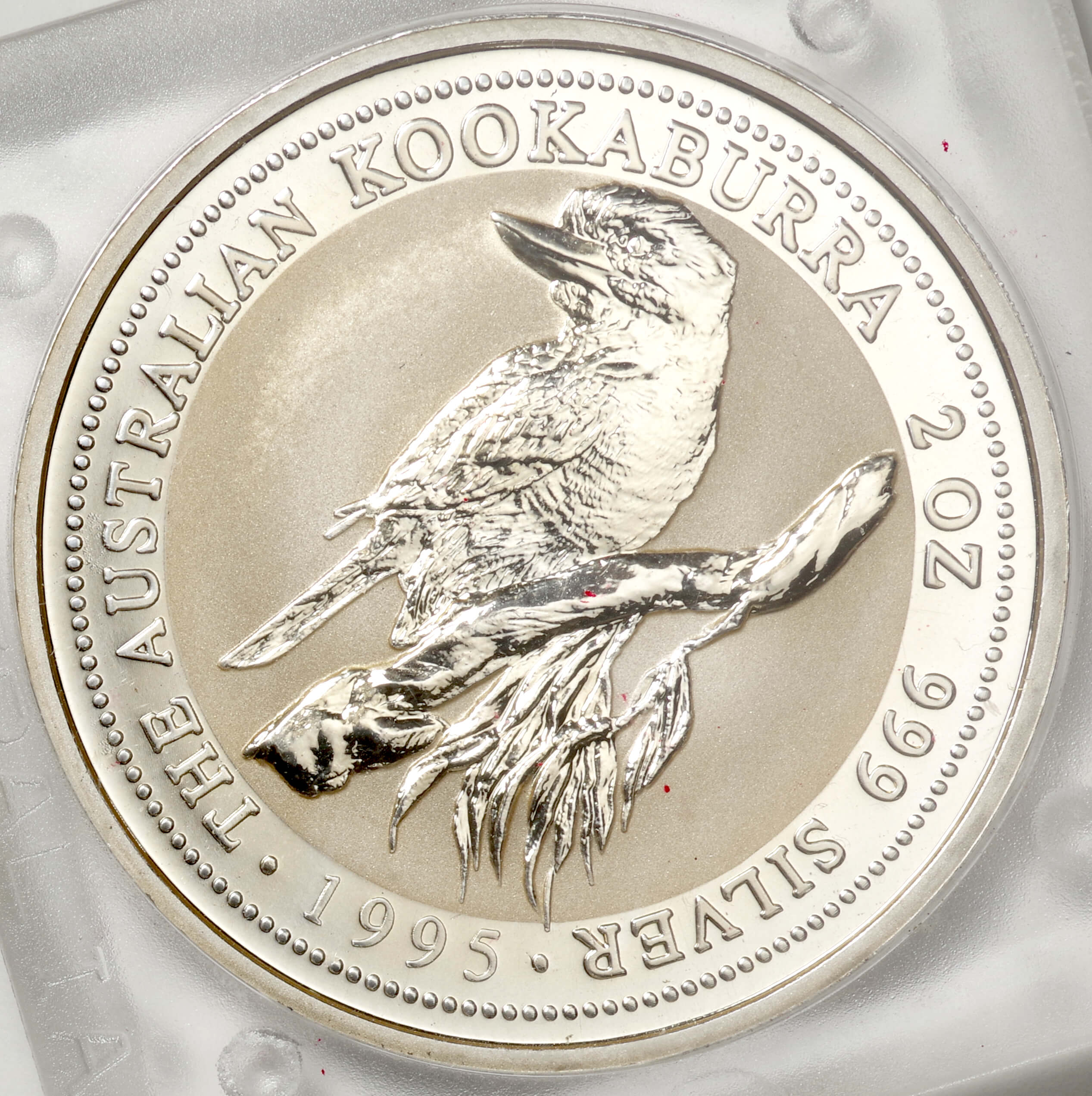 オーストラリア-Australia. ワライカワセミ 2ドル(2オンス)銀貨 1995年 