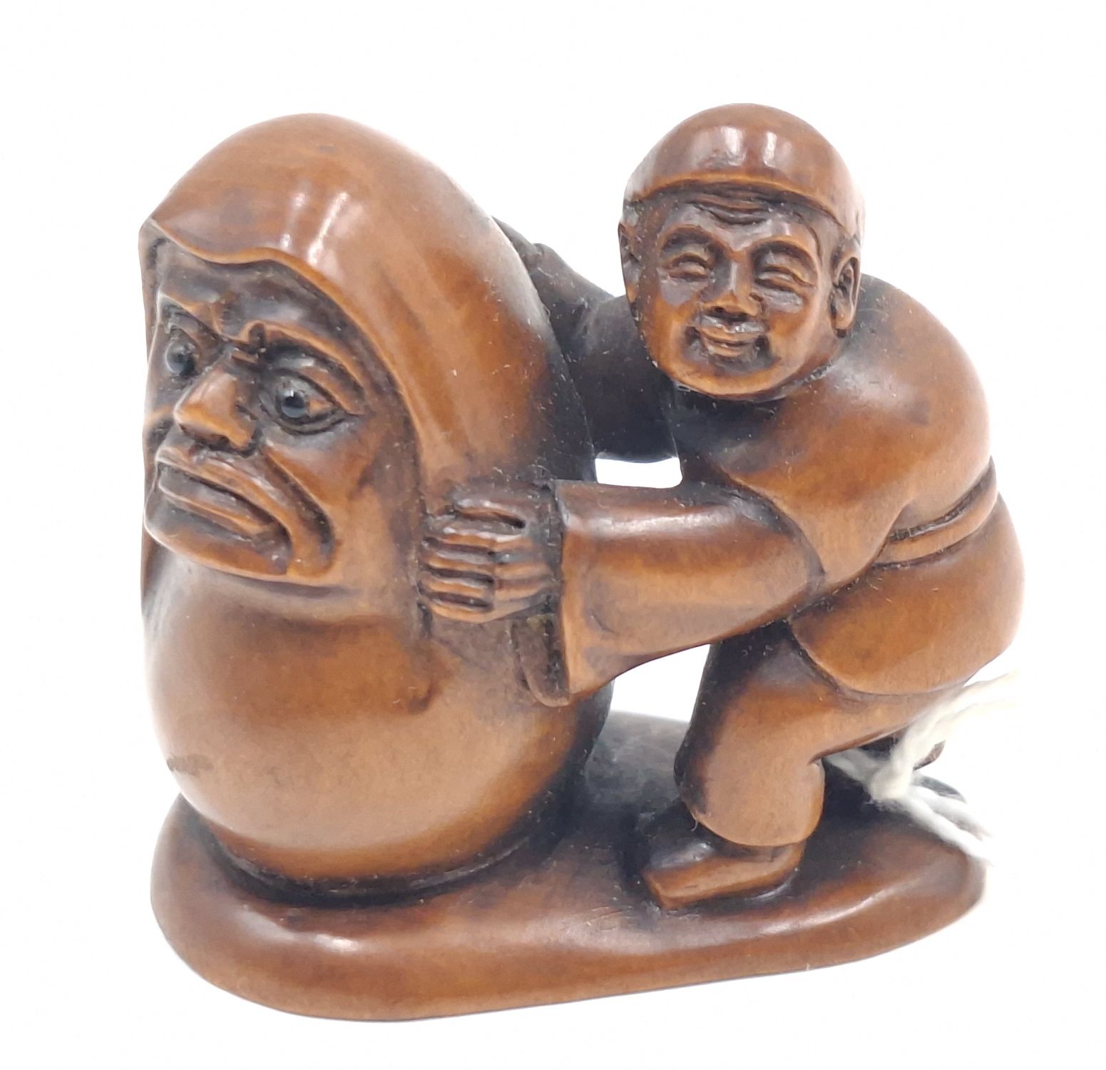 1287 · JAPANESE CARVED BOXWOOD NETSUKE