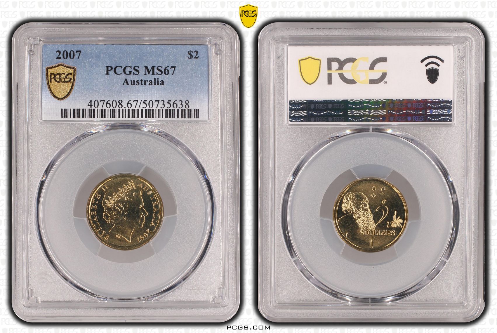 Two Dollar, 2007, PCGS MS67
