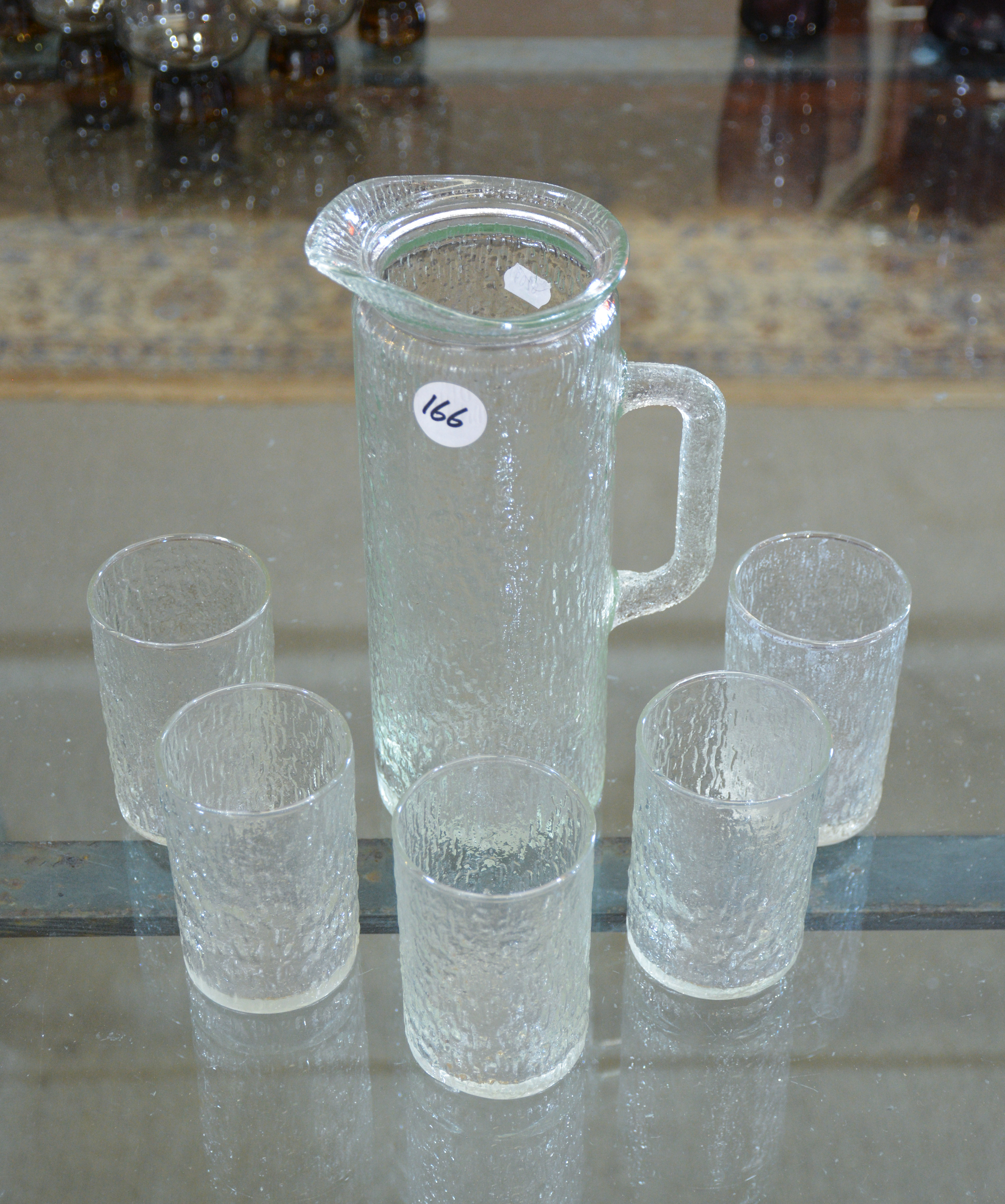 Vintage Glass Water Set — sold at auction in New Zealand for $15