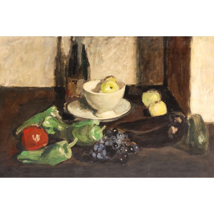Alexandre Sacha Garbell ''Table Still Life'' Oil