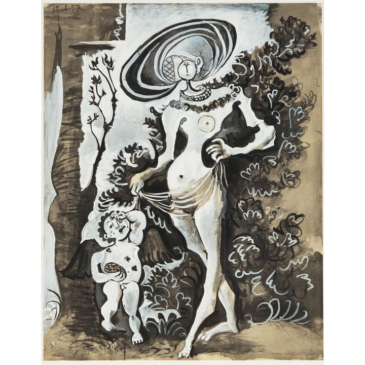 Pablo Picasso | Venus et L’amour voleur de miel, ok. 1960