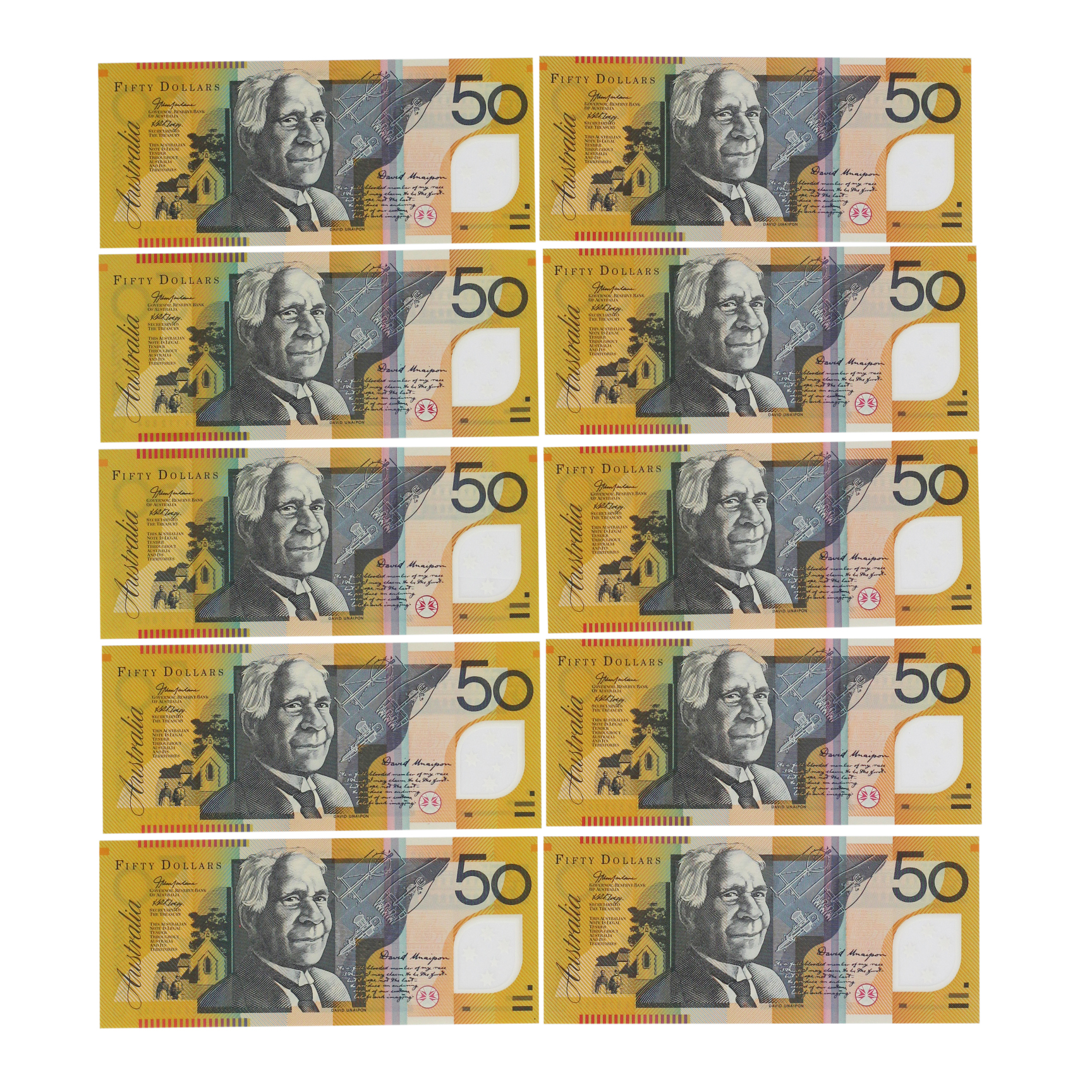 2267. · MacFarlane/Henry, Fifty Dollars,  2004, UNC
