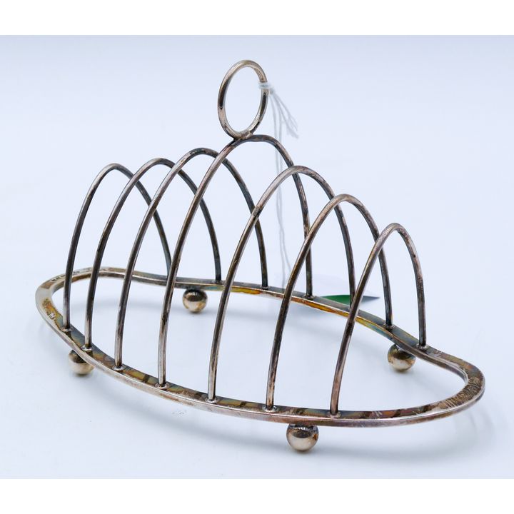 Asprey Sheffield English Sterling Toast Rack 7'' - 142 Grams