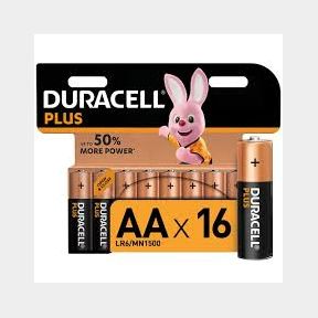 Duracell Plus AA Alkaline Batteries 1.5V LR6 MN1500 - 10 Pack - Up to 100 Extra Life | AS 51718/653 B1 (S4)