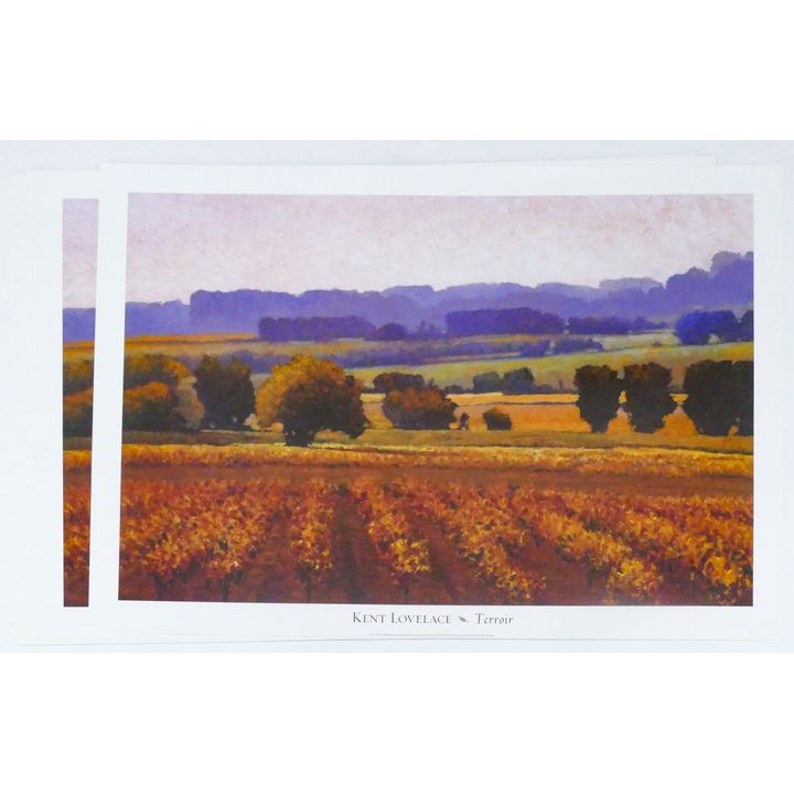 5pc Kent Lovelace ''Terroir'' Posters