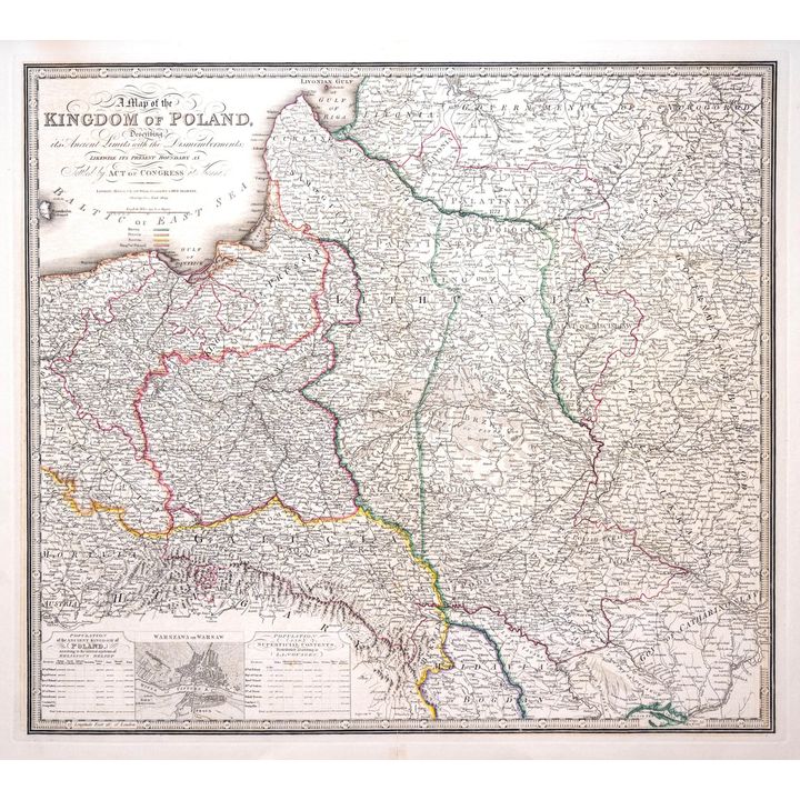 A Map of the Kingdom of Poland, describing its ancient limits…
