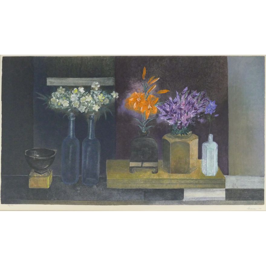Morris Graves ''Evening Light'' 1993 Lithograph