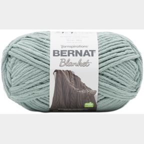 BERNAT BLANKET #6 SUPER BULKY POLYESTER YARN SMOKY GREEN 10.5OZ/300G 220 YARDS