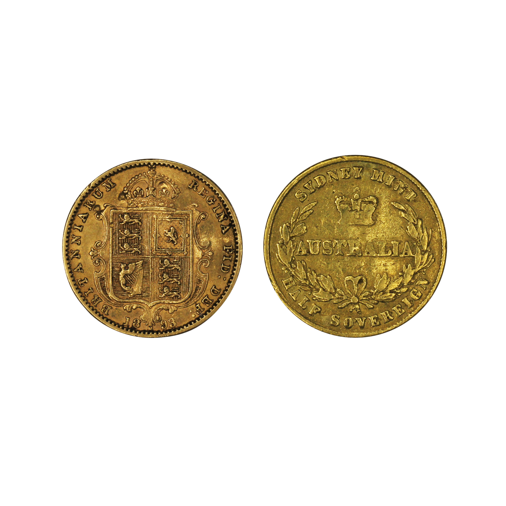 1157. · Group, Victoria, Half Sovereign, Poor