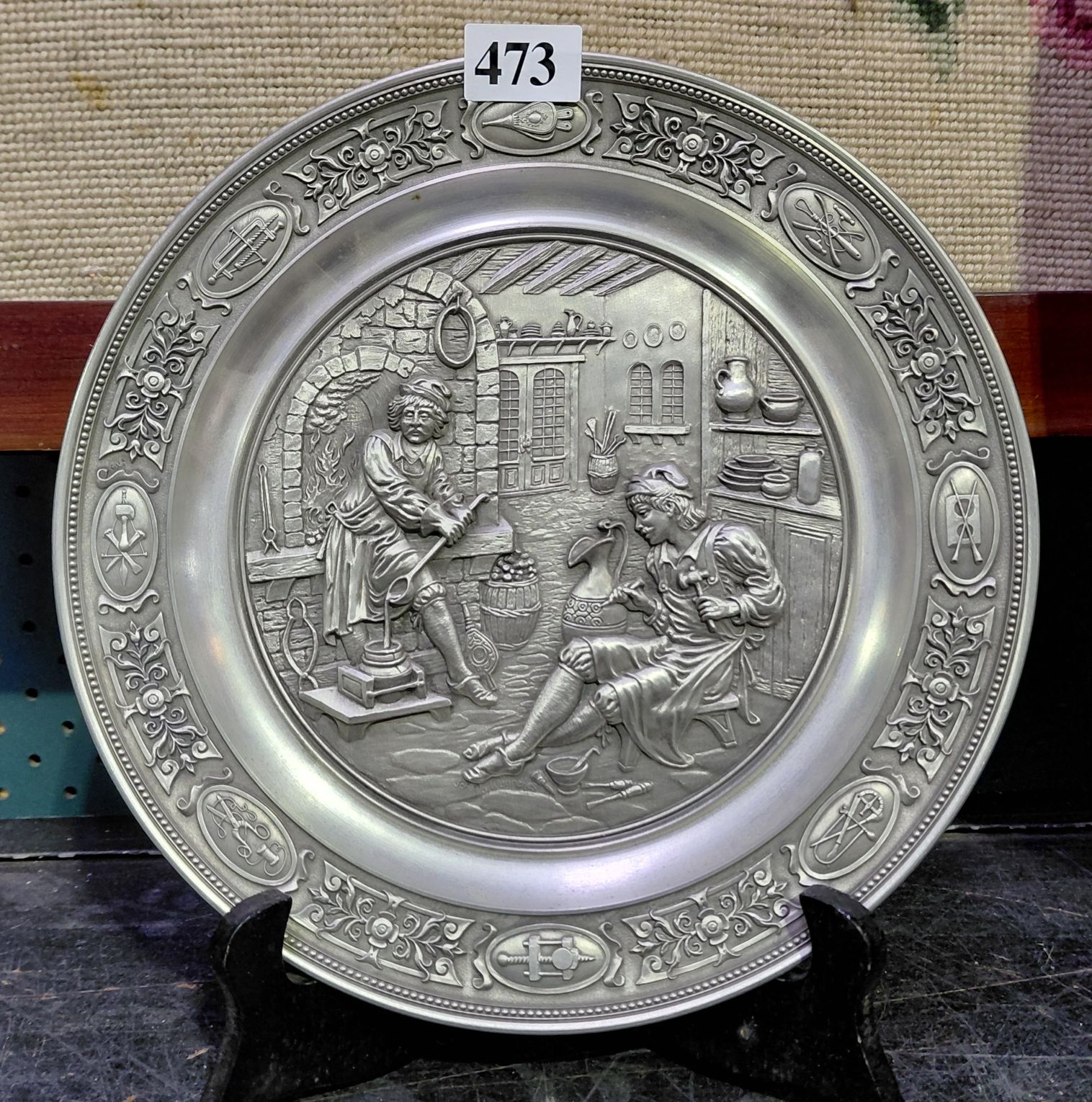 Bradford Exchange Pewter Plate