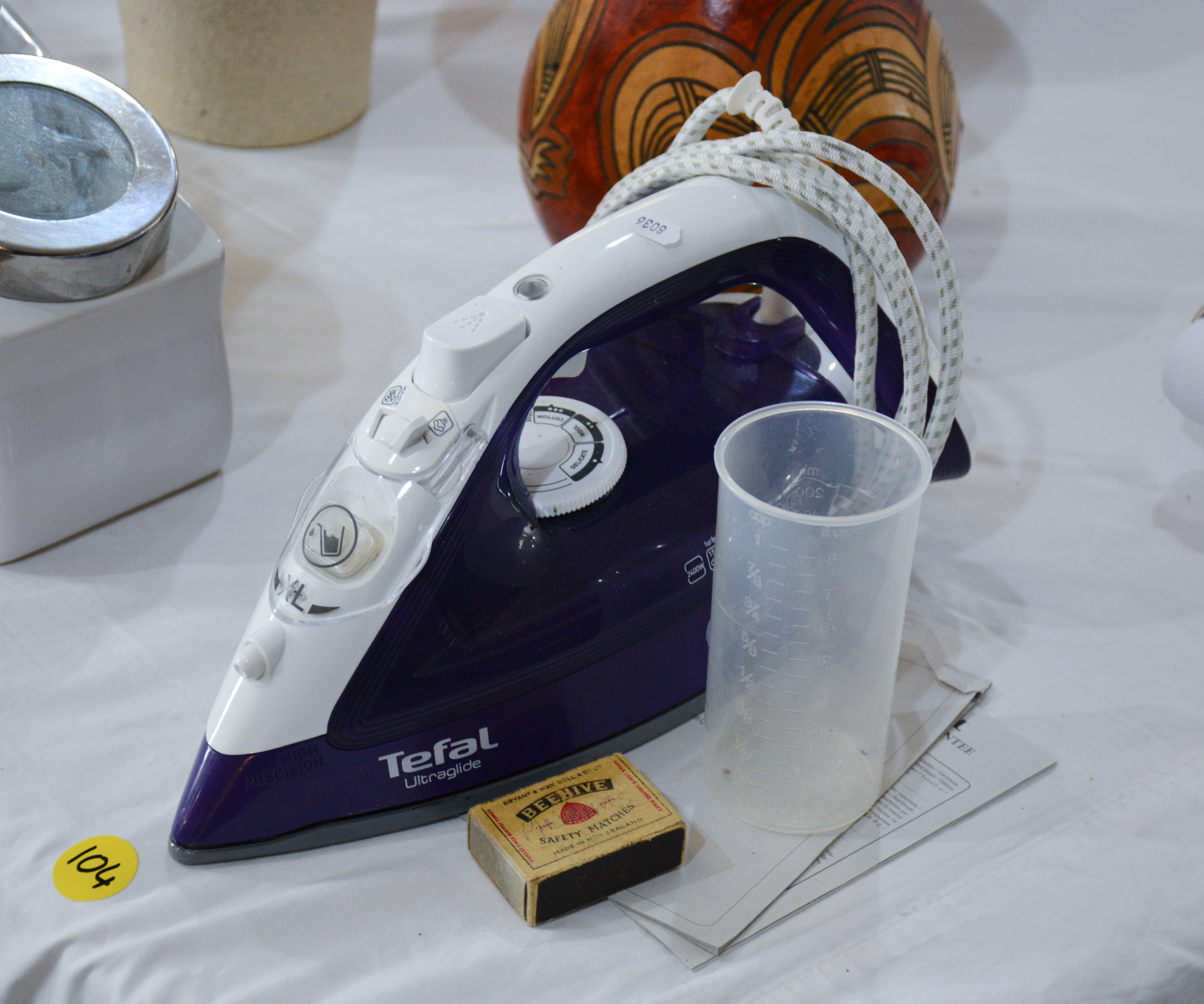 Tefal Iron — sold at auction in New Zealand for $15