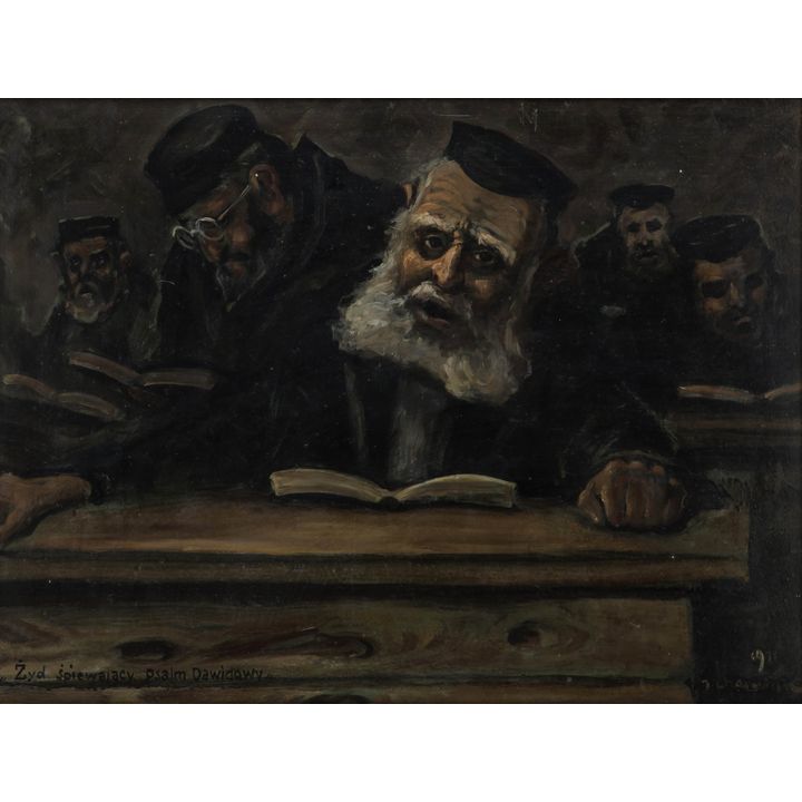 Józef Charyton | Żyd śpiewający Psalm Dawidowy, 1971 r.
