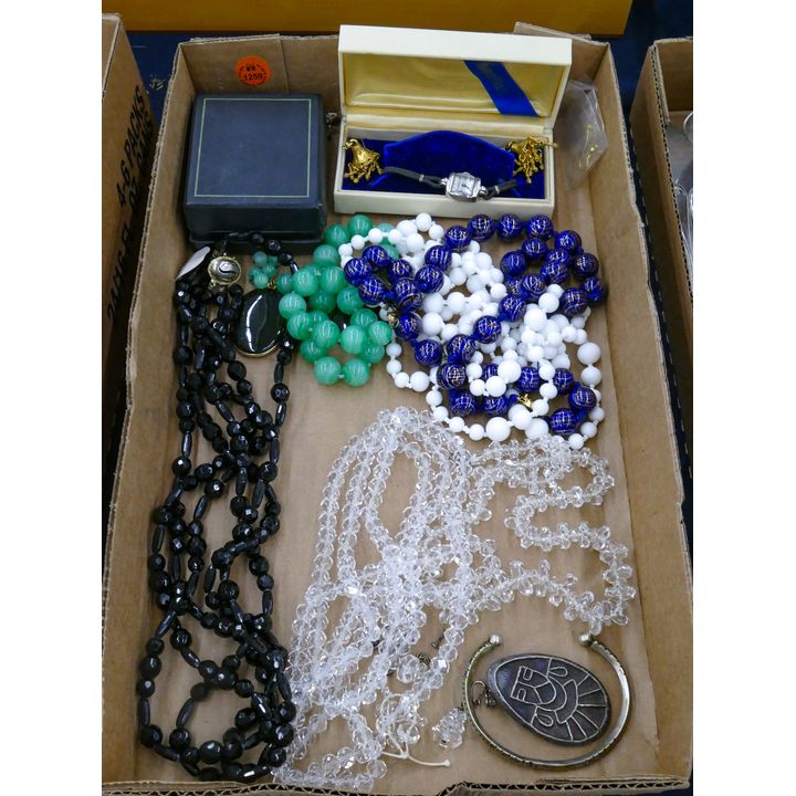 Box Rock Crystal Bead Necklaces etc.