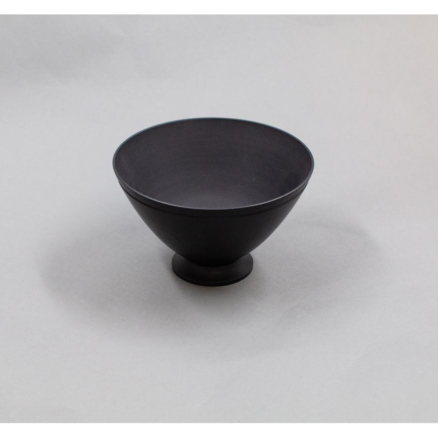 Keith Murray for Wedgwood - Rare black basalt small footed bowl