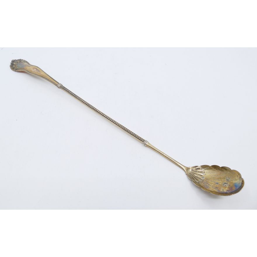 Gorham Sterling 'Lancaster Rose' Long Claret Spoon- 13.25''