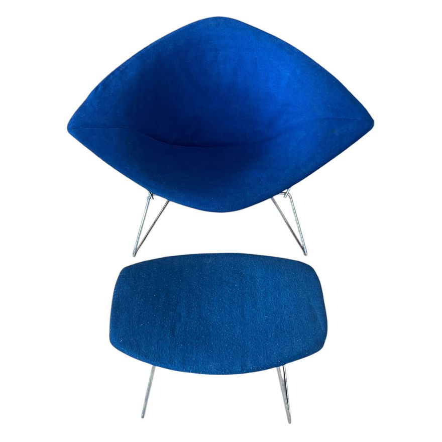 Harry Bertoia: Knoll Diamond Chair & Ottoman