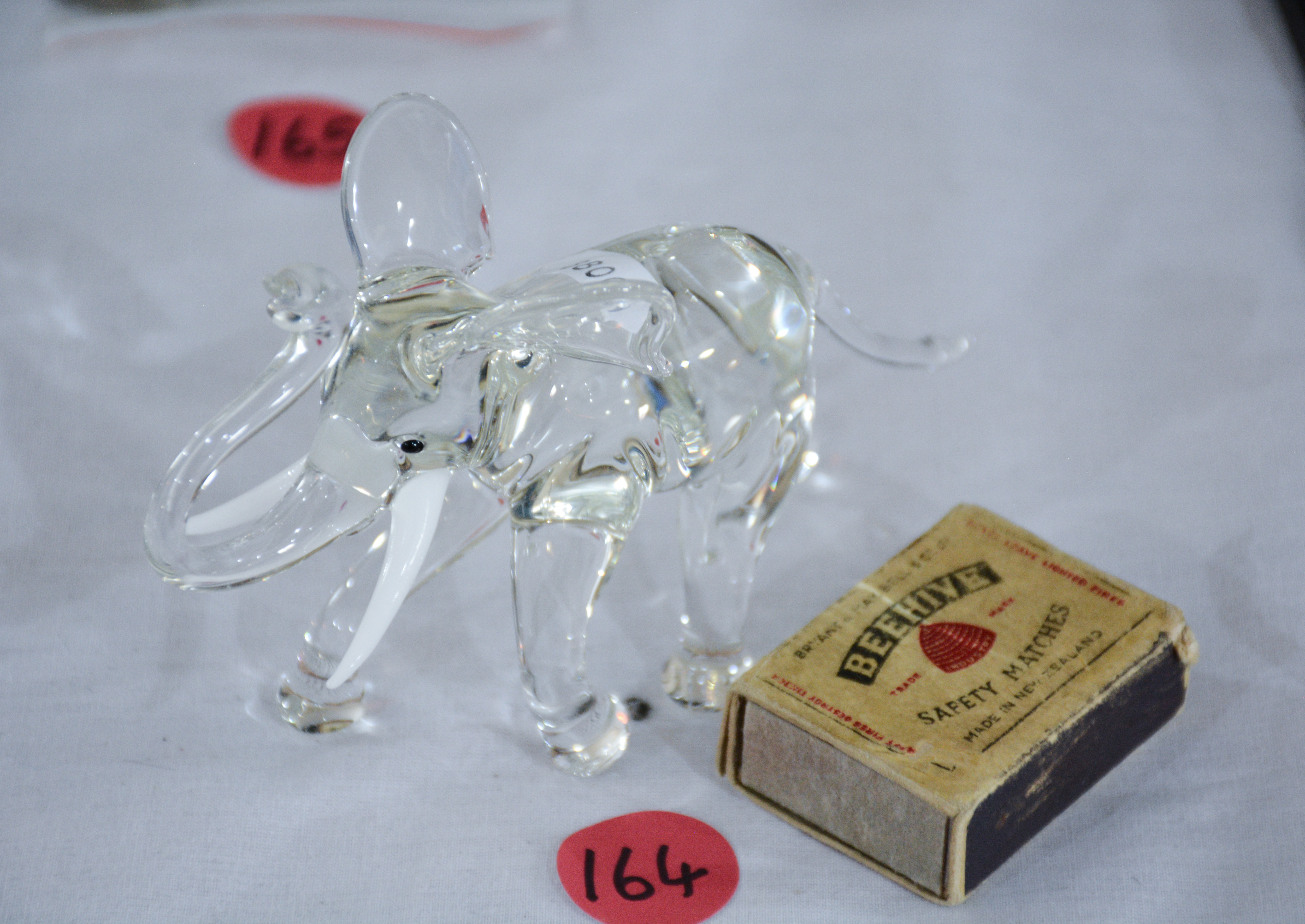 Art Glass Elephant — NZ auction result