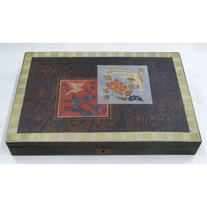 Old Japanese Lacquer Letterbox 7.5''x11''