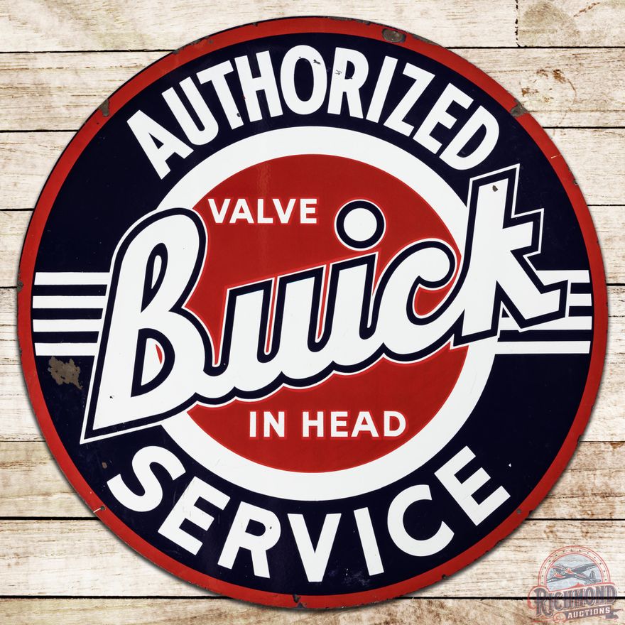 42" Buick Valve In Head Authorized Service DSP Sign - 8
