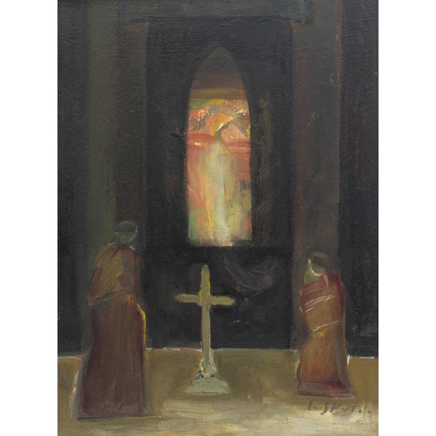 Jerzy Skrebec | Scena we wnętrzu
