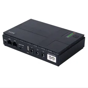 10400 mAh Mini UPS Router / ONT / CCTV Backup Power Supply Up to 4 hours of backup power |
