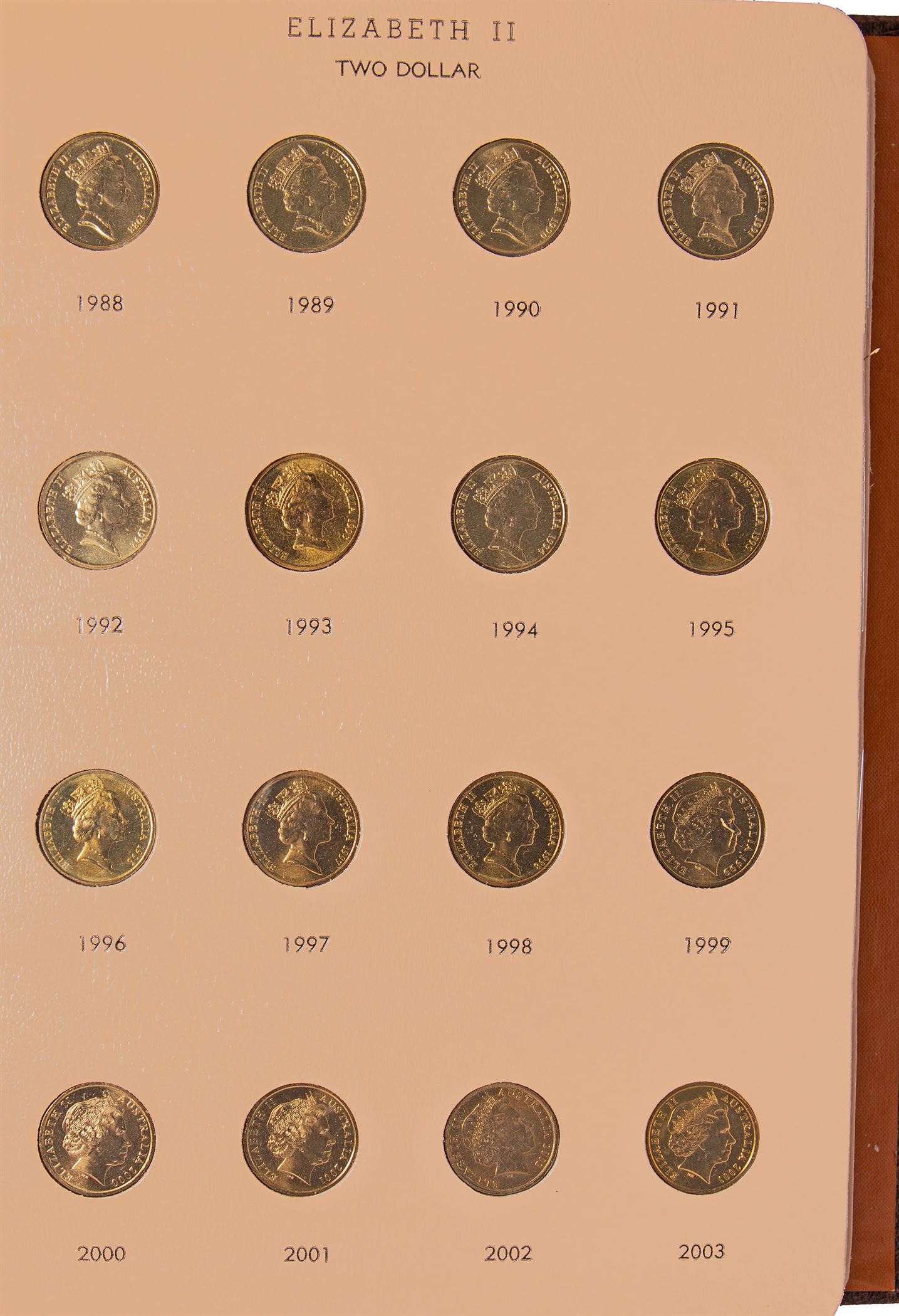 Elizabeth II, Two Dollars, 1988 - 2022, UNC - FDC