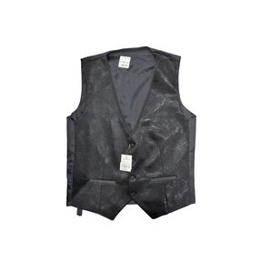 TONY ZENN WAISTCOAT BLACK SIZE 52R - 75821/072