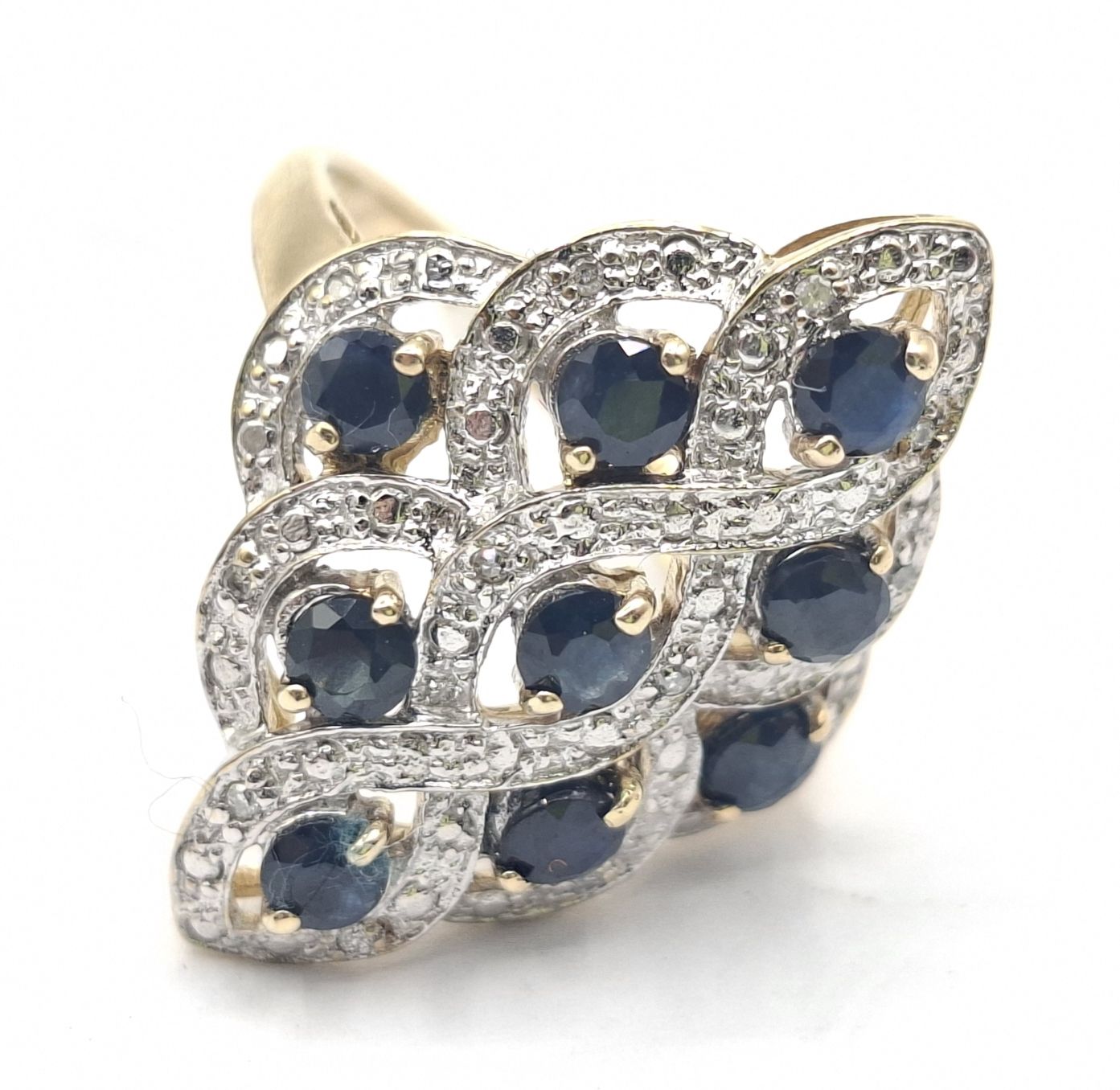 1110 · GOLD DIAMOND RING