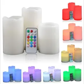 Luma Candles 12 Color Led Electronic Flameless Smokeless Candle | USED