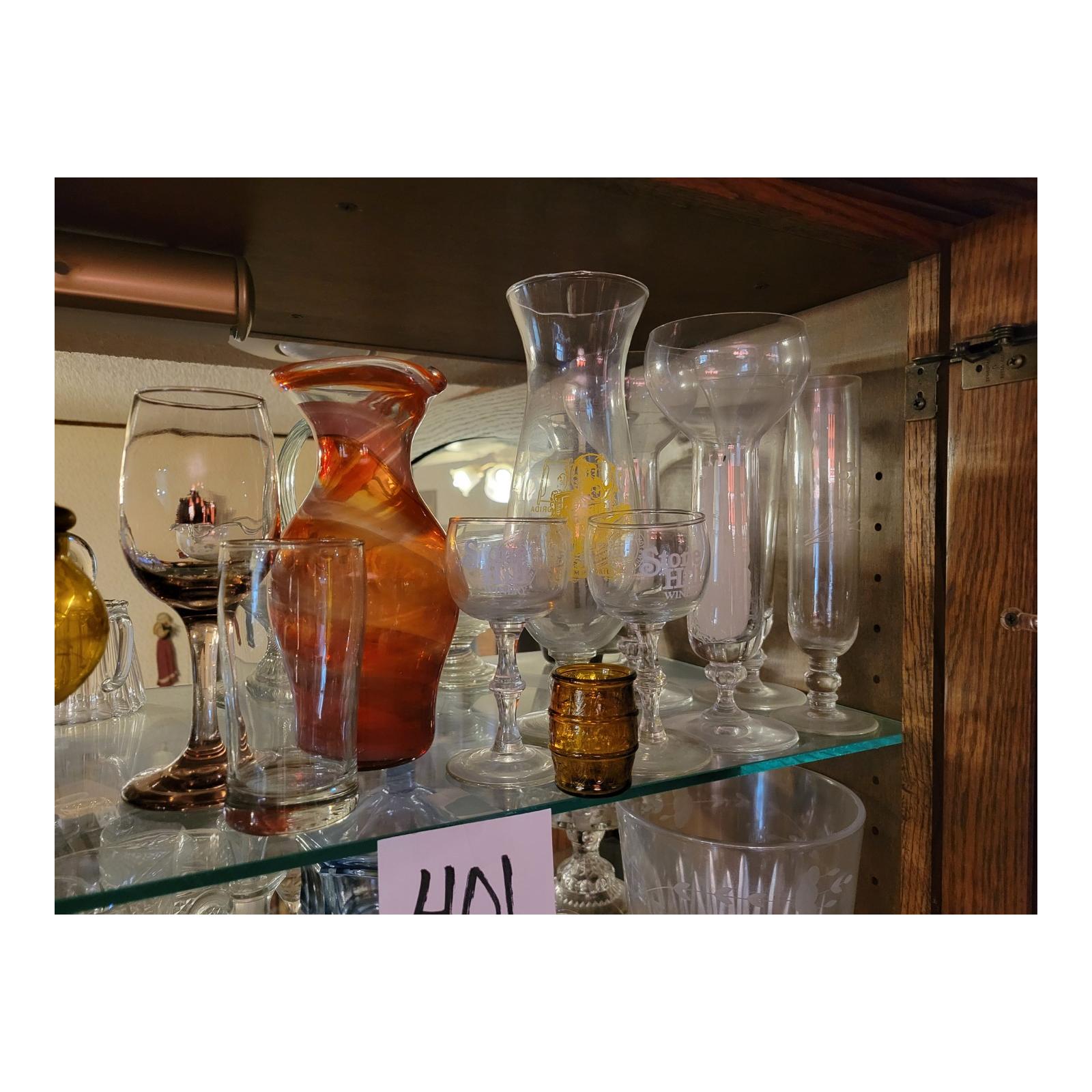 Various Liquor Glasses, Vase and Other Containers | Midwest Auctions, LLC