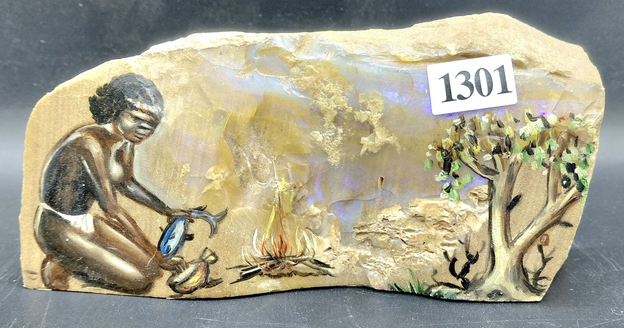 Hilda Dobrota Hand Painted Opal Specimen