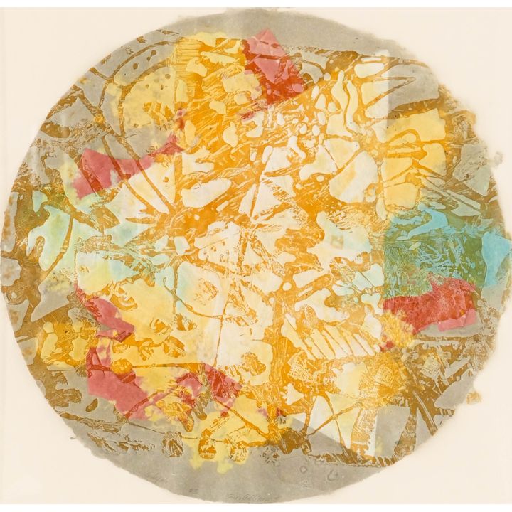 Sam Gilliam ''Glyph #3'' 1975 Screenprint