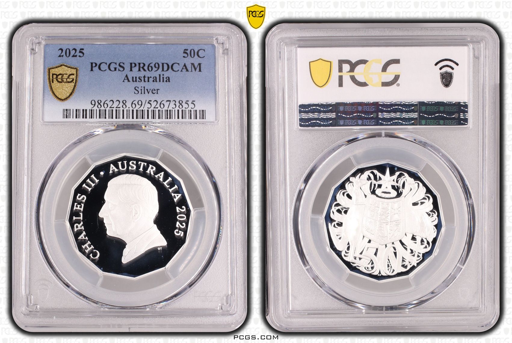 Silver, Fifty Cent, 2025, PCGS PR69DCAM