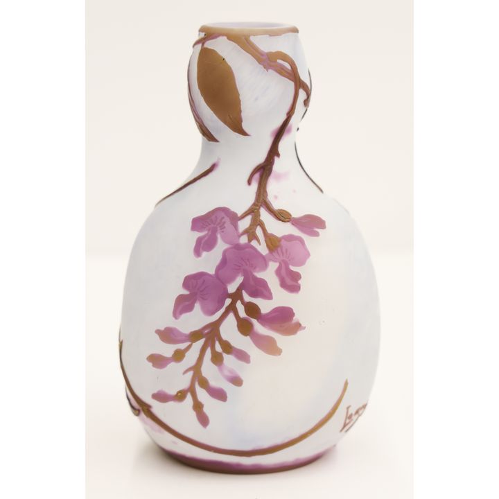 Legras Wisteria Cameo Glass Vase