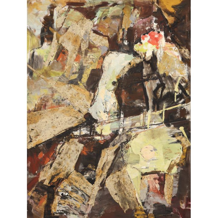 Harry Bonath ''Falls'' (Abstract) Oil