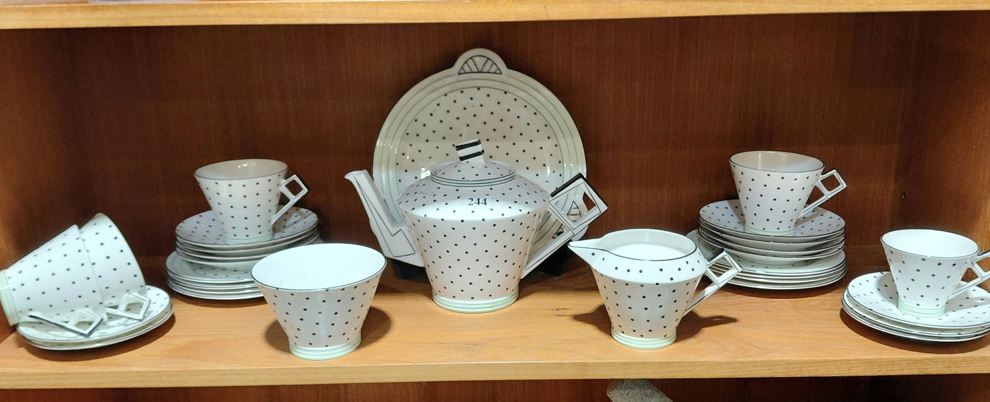 244 · ART DECO FOLEY TEA WARES