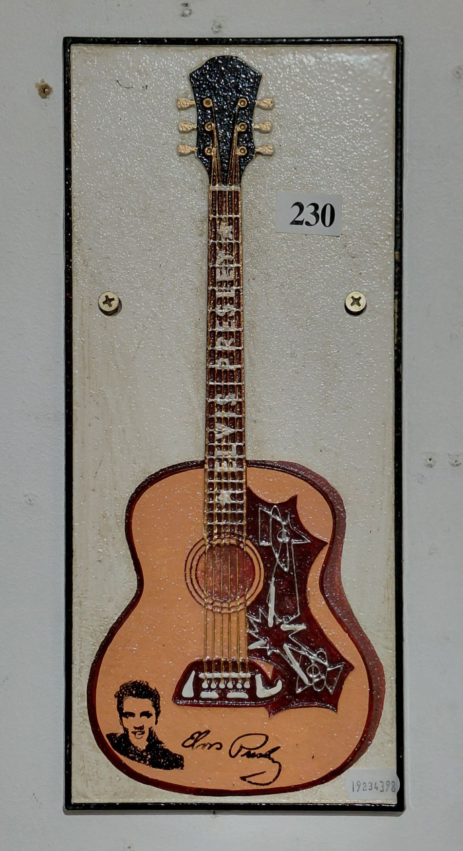 230 · ELVIS PRESLEY GUITAR SIGN