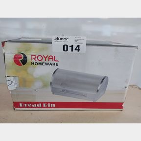 STAINLESS STEEL BREAD BIN WITHOUT GLASS COVER - NO GLASS